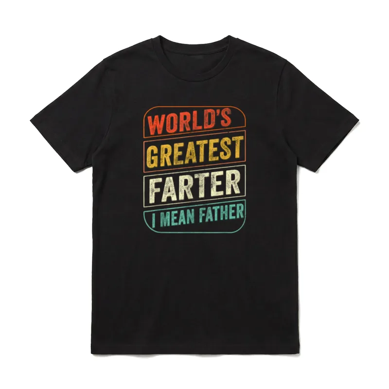 Worlds Greatest Farter Father T-Shirt – Klassisches T-Shirt in Schwarz