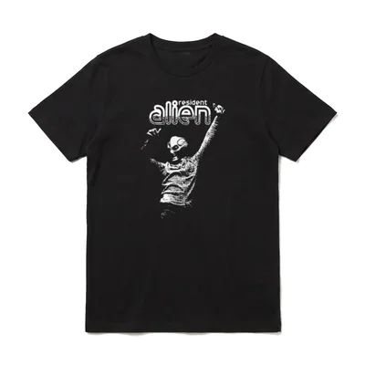 Funny Alien Resident & T-Shirt – Klassisches T-Shirt in Schwarz
