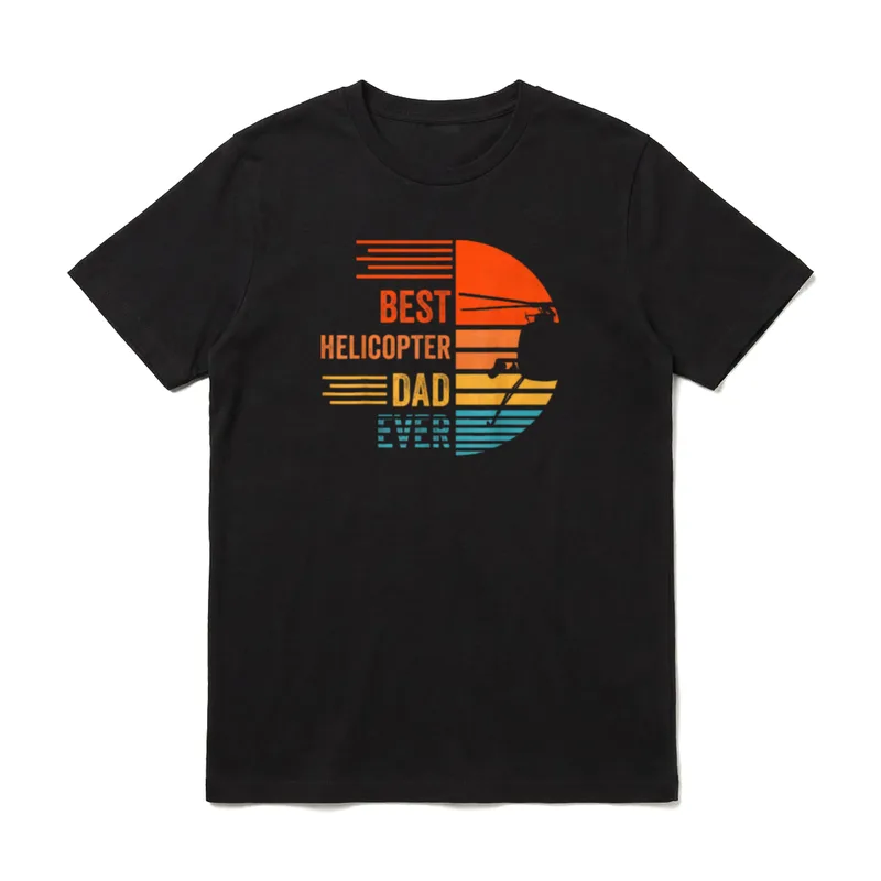 Best Helicopter Dad Ever T-Shirt – Klassisches T-Shirt in Schwarz