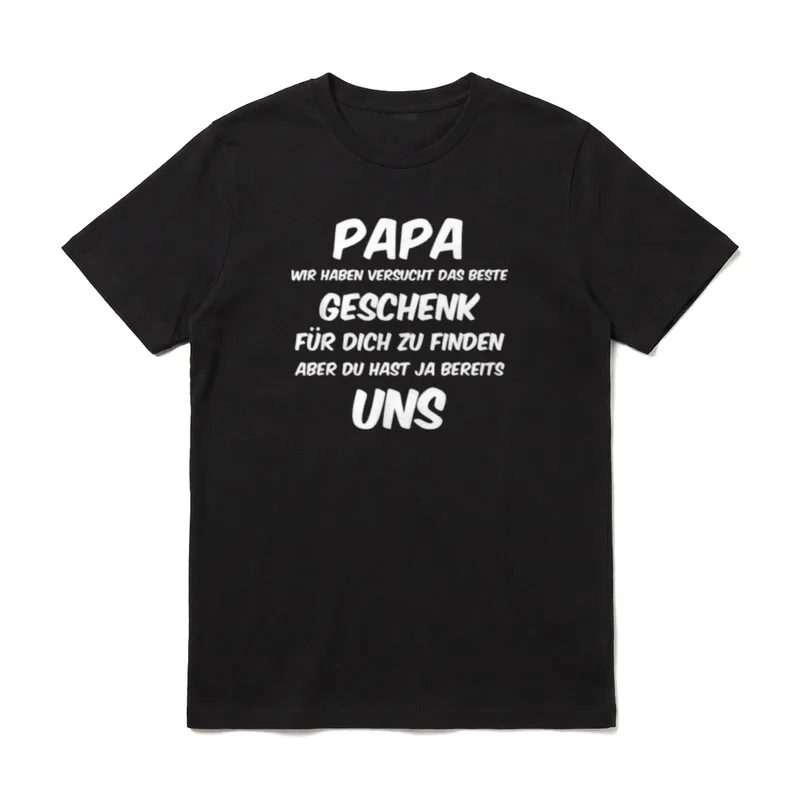 Vater für Männer T-Shirt – Klassisches T-Shirt in Schwarz