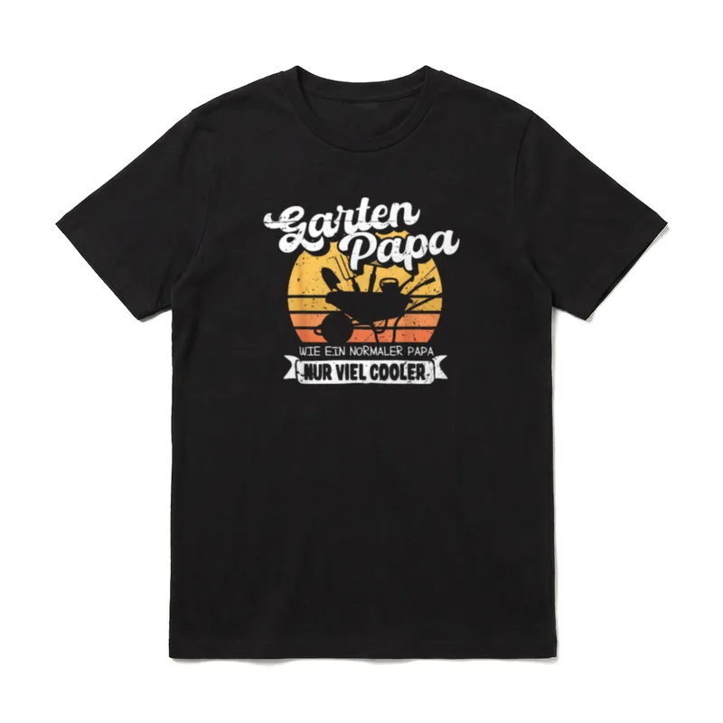 Garten Papa Lustiges Gärtner T-Shirt – Klassisches T-Shirt in Schwarz