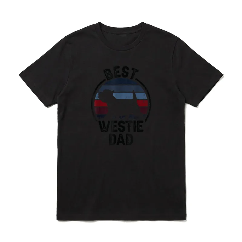 Best Dog Father Dad T-Shirt – Klassisches T-Shirt in Schwarz