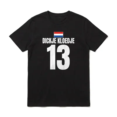 Partnerlook Holland Sauf Trikot T-Shirt – Klassisches T-Shirt in Schwarz