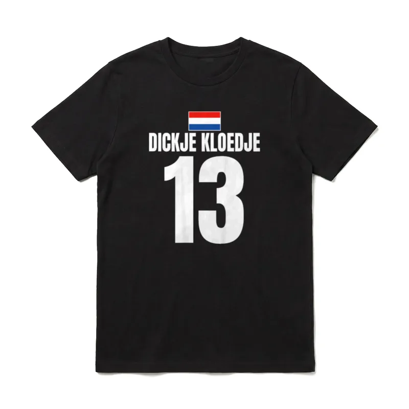Partnerlook Holland Sauf Trikot T-Shirt – Klassisches T-Shirt in Schwarz