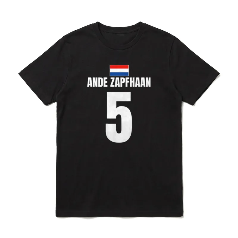 Partnerlook Holland Sauf Trikot Mallorca T-Shirt – Klassisches T-Shirt in Schwarz