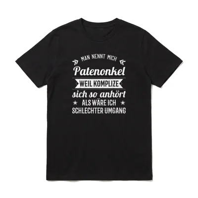 Vatertag 2021 Man nennt T-Shirt – Klassisches T-Shirt in Schwarz