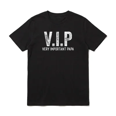 Very Important Papa Vater T-Shirt – Klassisches T-Shirt in Schwarz