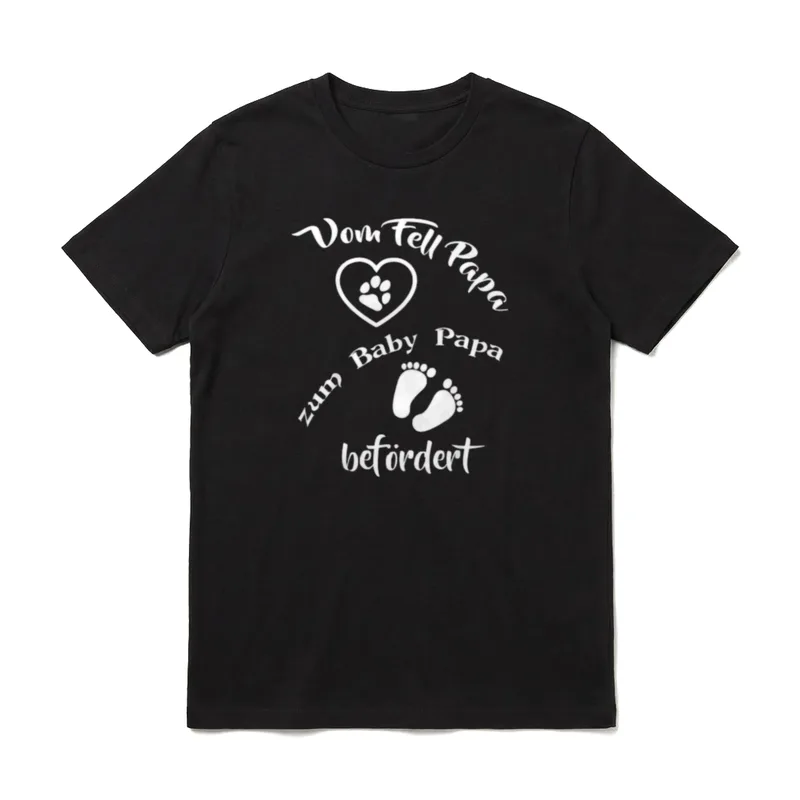 Vom Fell Papa T-Shirt – Klassisches T-Shirt in Schwarz