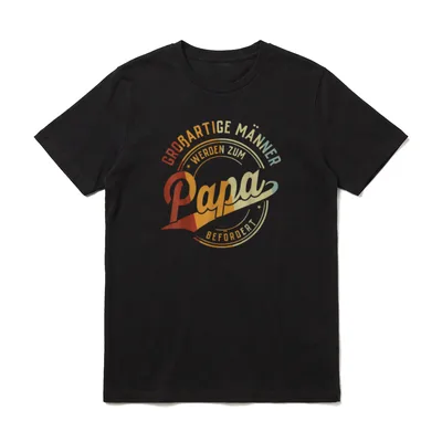 Vatertag Papa Father Day T-Shirt – Klassisches T-Shirt in Schwarz