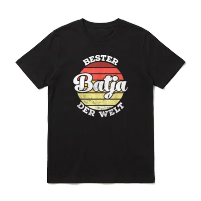 Batja Papa Vater Vatertag T-Shirt – Klassisches T-Shirt in Schwarz