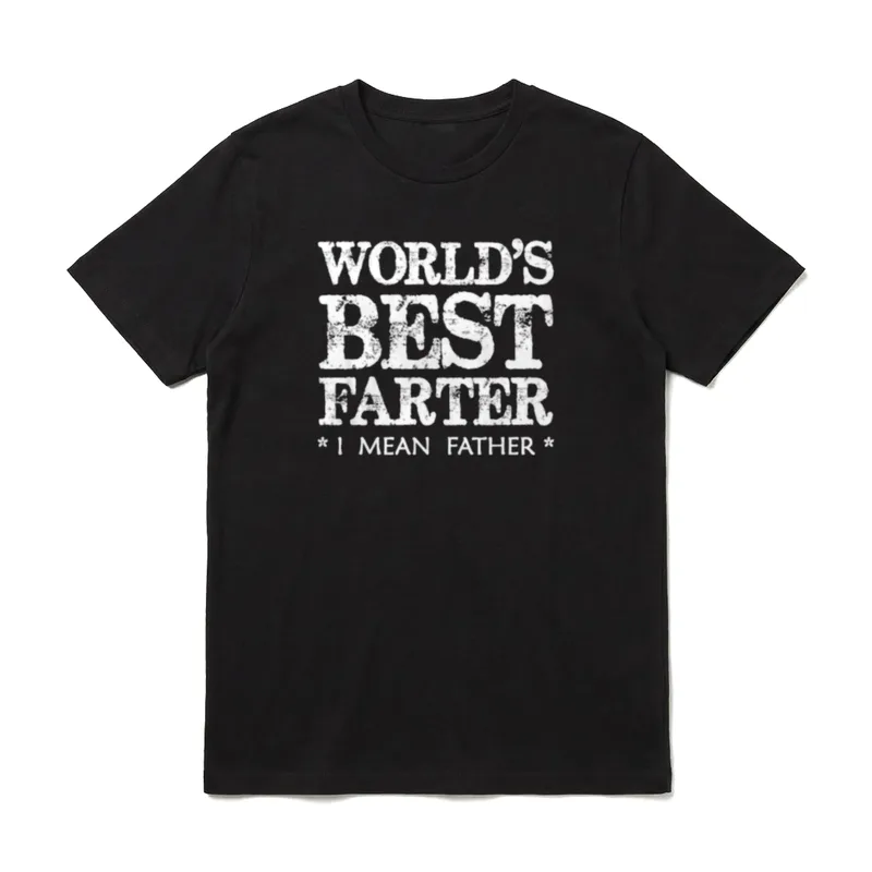 Vatertag World's Best Farter T-Shirt – Klassisches T-Shirt in Schwarz
