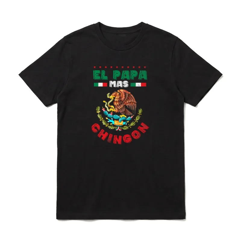 Vatertag oder Dia del T-Shirt – Klassisches T-Shirt in Schwarz