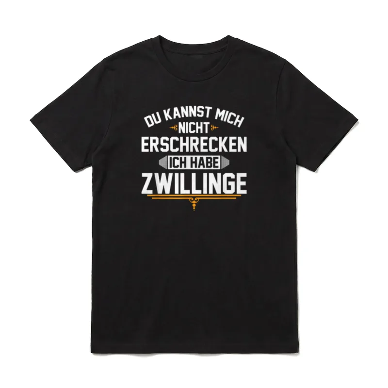 Papatag Herrentag Vatertagsgeschenk Zwilling Vater T-Shirt – Klassisches T-Shirt in Schwarz