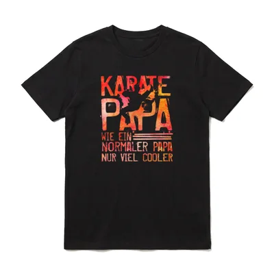 Karate Papa Nur Cooler T-Shirt – Klassisches T-Shirt in Schwarz