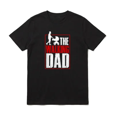 The Walking Dad Vatertagsgeschenkidee T-Shirt – Klassisches T-Shirt in Schwarz