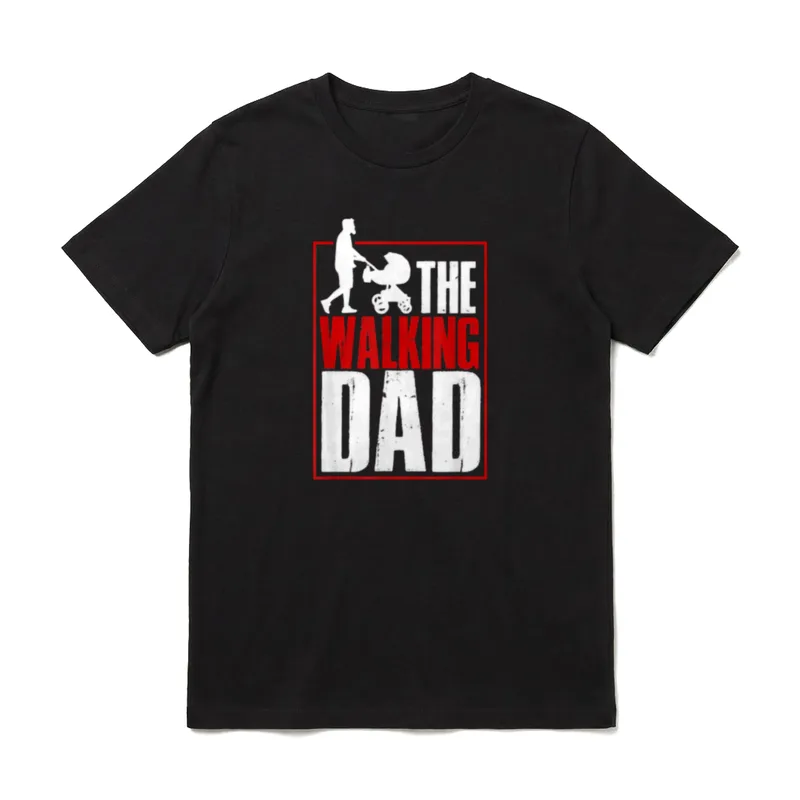 The Walking Dad Vatertagsgeschenkidee T-Shirt – Klassisches T-Shirt in Schwarz