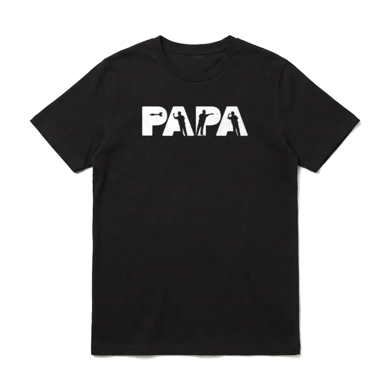Dart Papa Witzig Papa T-Shirt – Klassisches T-Shirt in Schwarz