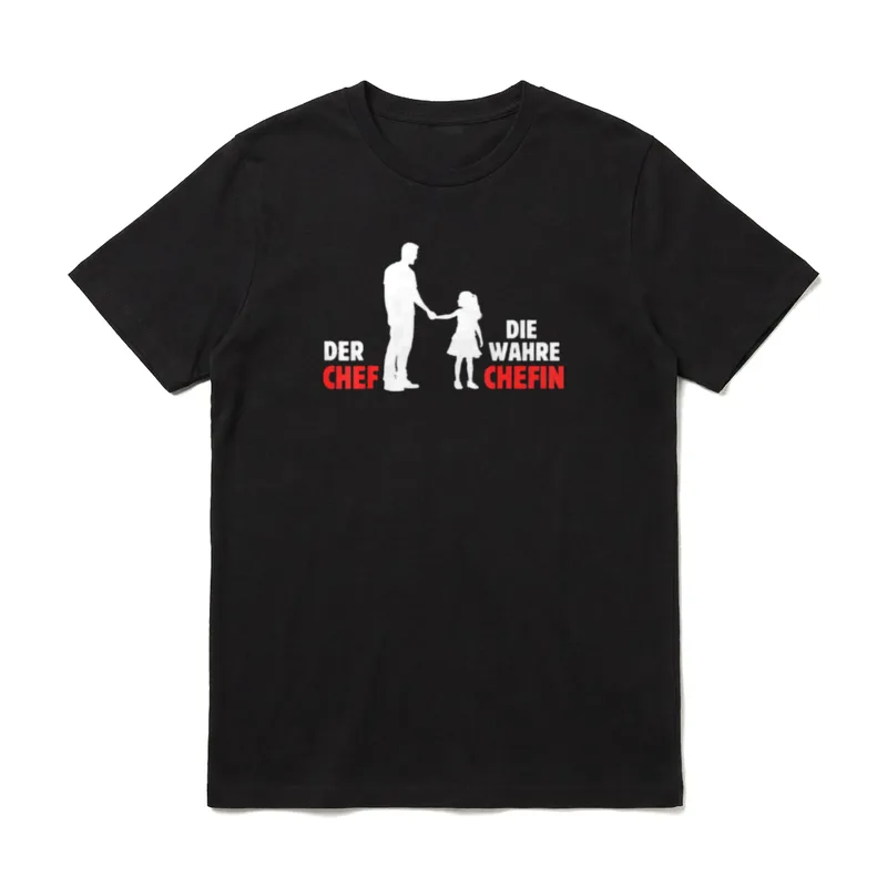 Der Chef Die Wahre Vatertag & Herrentag T-Shirt – Klassisches T-Shirt in Schwarz