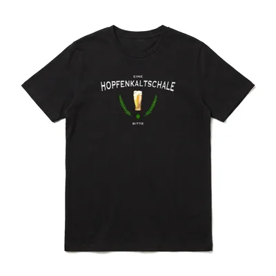 Hopfenkaltschale Männertag Vatertag Himmelfahrt T-Shirt – Klassisches T-Shirt in Schwarz