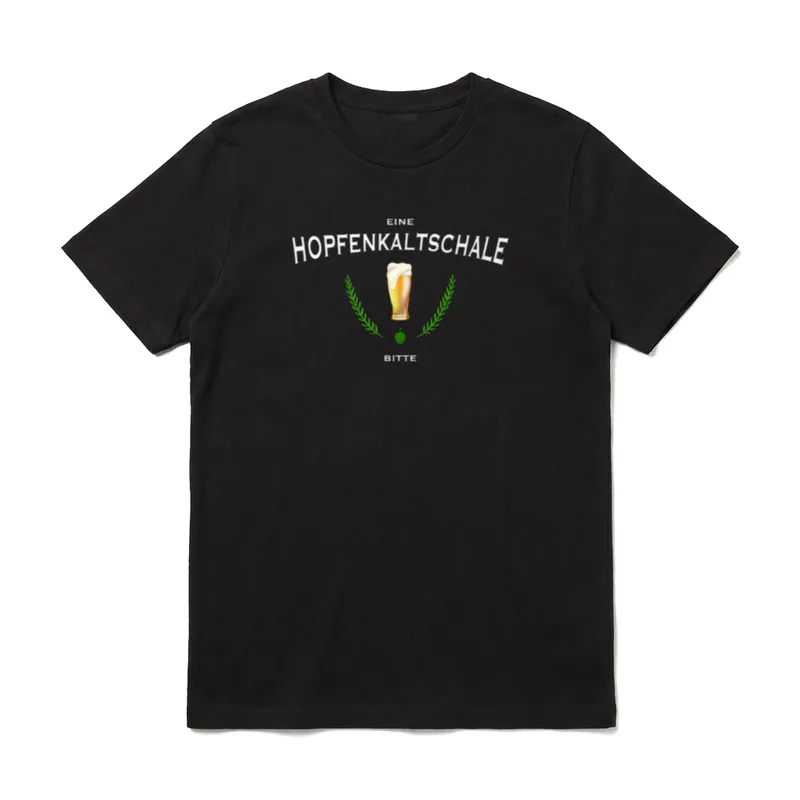 Hopfenkaltschale Männertag Vatertag Himmelfahrt T-Shirt – Klassisches T-Shirt in Schwarz