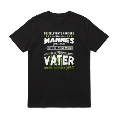 Väter Sprüche Stolzer Vater T-Shirt – Klassisches T-Shirt in Schwarz