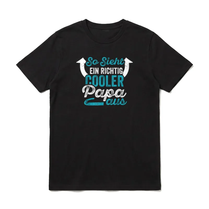 So sieht ein richtig T-Shirt – Klassisches T-Shirt in Schwarz