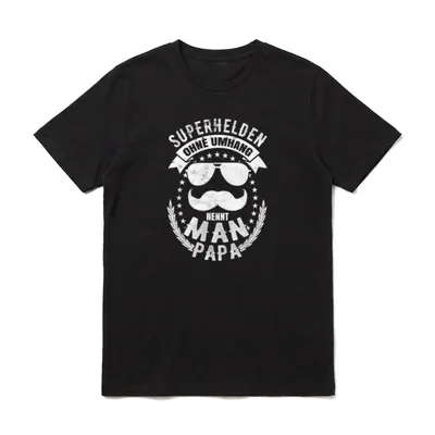Vatertagsgeschenk Lustiger Papa Papa Vater T-Shirt – Klassisches T-Shirt in Schwarz
