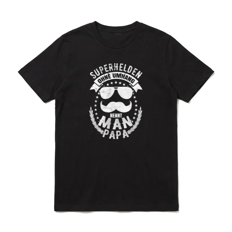 Vatertagsgeschenk Lustiger Papa Papa Vater T-Shirt – Klassisches T-Shirt in Schwarz