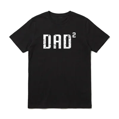 Vater von 2 Vatertag Vatertag & Herrentag T-Shirt – Klassisches T-Shirt in Schwarz