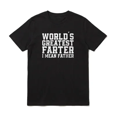 World Greatest Farter Papa T-Shirt – Klassisches T-Shirt in Schwarz