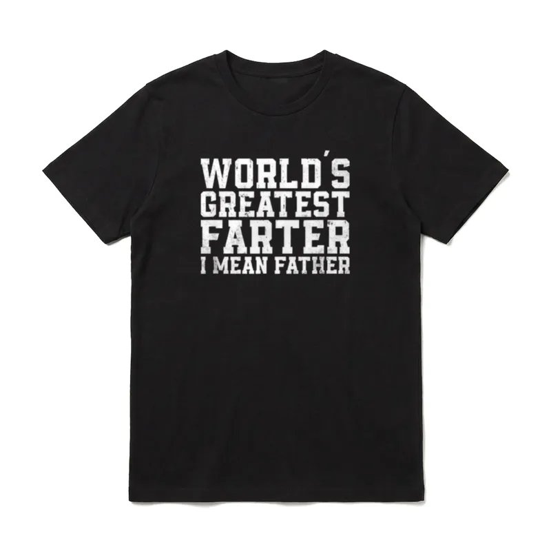 World Greatest Farter Papa T-Shirt – Klassisches T-Shirt in Schwarz