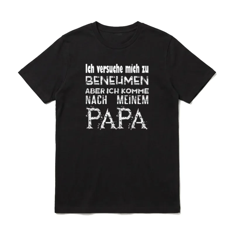 bestes Vatertag Outfit Ich T-Shirt – Klassisches T-Shirt in Schwarz