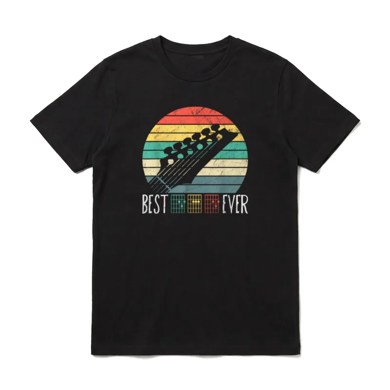 Best Guitar DAD Ever Music T-Shirt – Klassisches T-Shirt in Schwarz