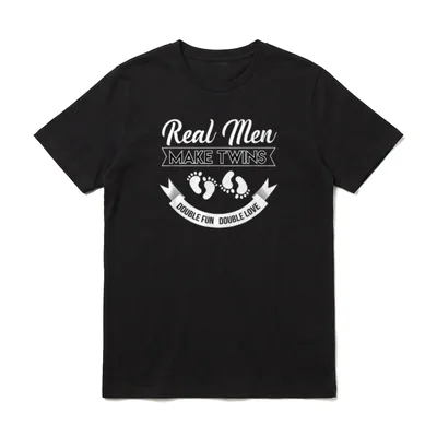 Papatag Herrentag Vatertagsgeschenk Zwilling T-Shirt – Klassisches T-Shirt in Schwarz