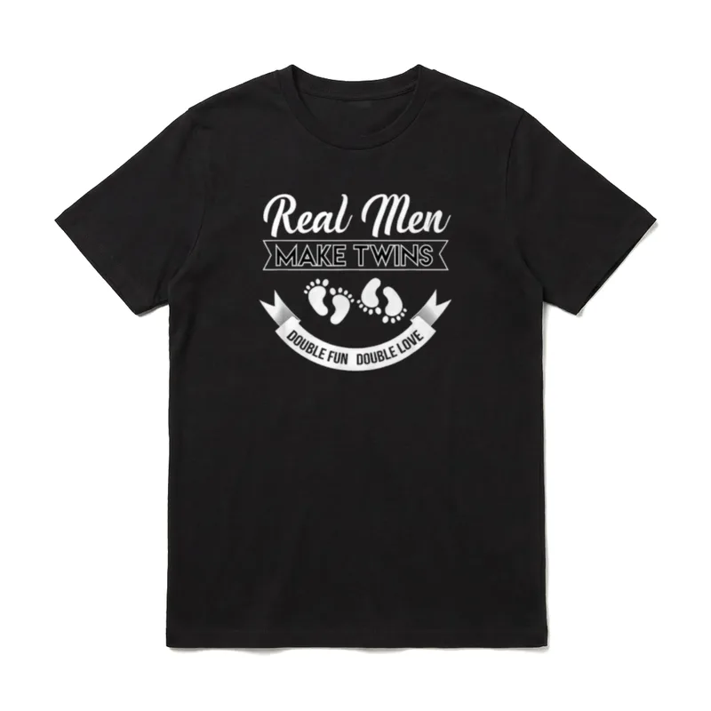 Papatag Herrentag Vatertagsgeschenk Zwilling T-Shirt – Klassisches T-Shirt in Schwarz
