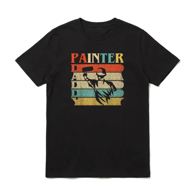 Retro Vintages Vati-Maler-Vati Vatertags-Geschenk T-Shirt – Klassisches T-Shirt in Schwarz