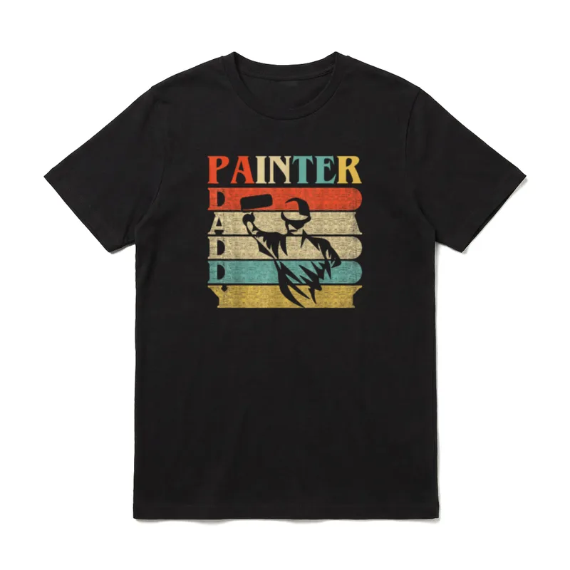 Retro Vintages Vati-Maler-Vati Vatertags-Geschenk T-Shirt – Klassisches T-Shirt in Schwarz