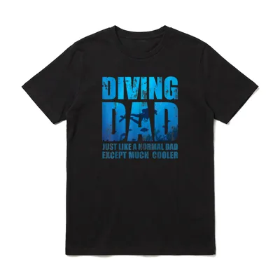 Vatertag Schnorchler Papa Tauchen T-Shirt – Klassisches T-Shirt in Schwarz