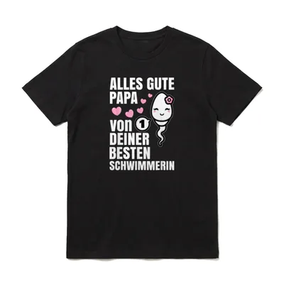 Alles Gute Papa wünscht T-Shirt – Klassisches T-Shirt in Schwarz