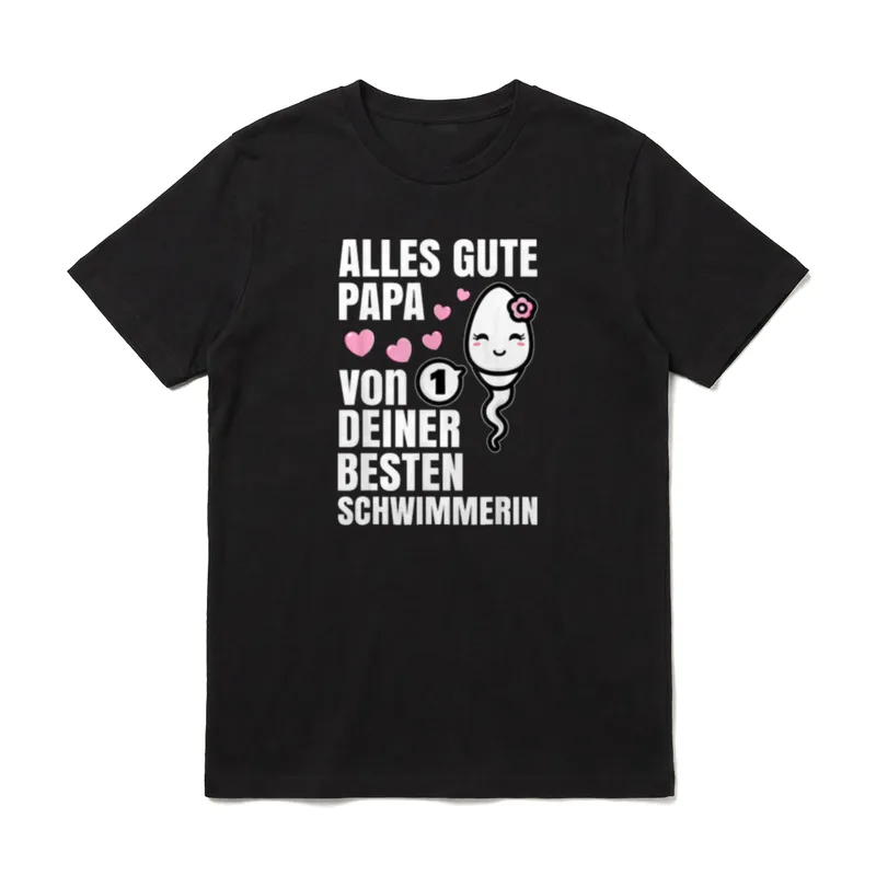 Alles Gute Papa wünscht T-Shirt – Klassisches T-Shirt in Schwarz