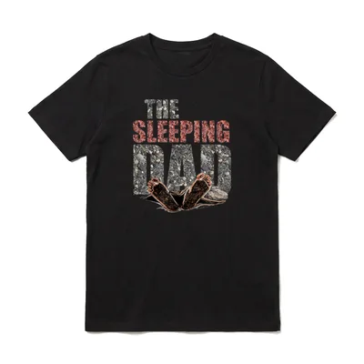 Dad Papa The Sleeping T-Shirt – Klassisches T-Shirt in Schwarz