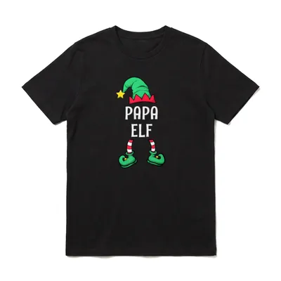 T-Shirt Weihnachten Familie – Klassisches T-Shirt in Schwarz