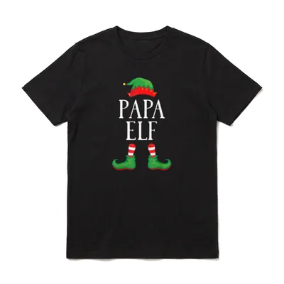Weihnachtsoutfit Familie Papa Vater T-Shirt – Klassisches T-Shirt in Schwarz