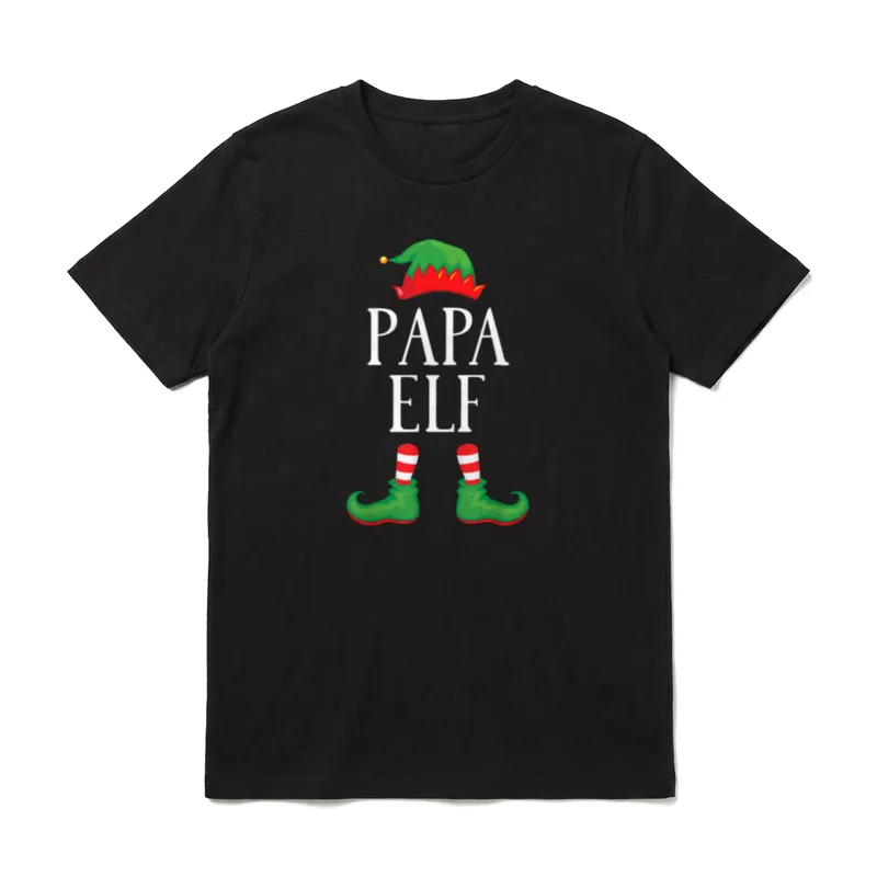 Weihnachtsoutfit Familie Papa Vater T-Shirt – Klassisches T-Shirt in Schwarz