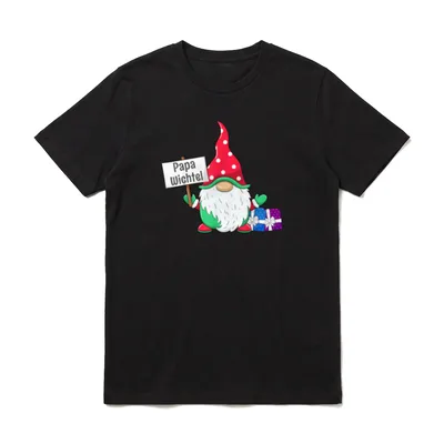 Papa Wichtel Partnerlook Familien T-Shirt – Klassisches T-Shirt in Schwarz