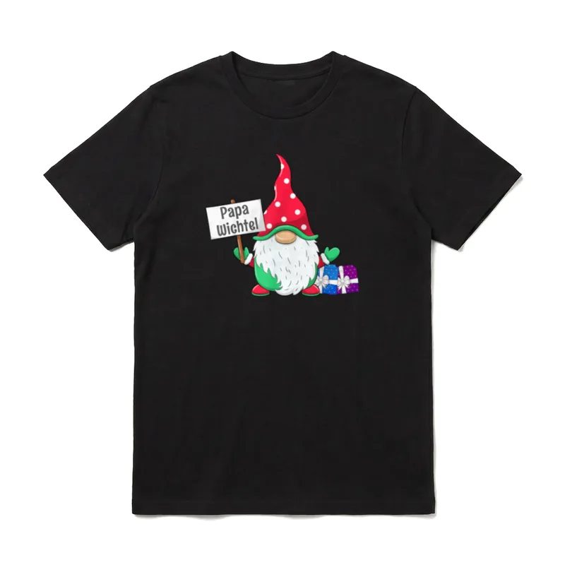 Papa Wichtel Partnerlook Familien T-Shirt – Klassisches T-Shirt in Schwarz