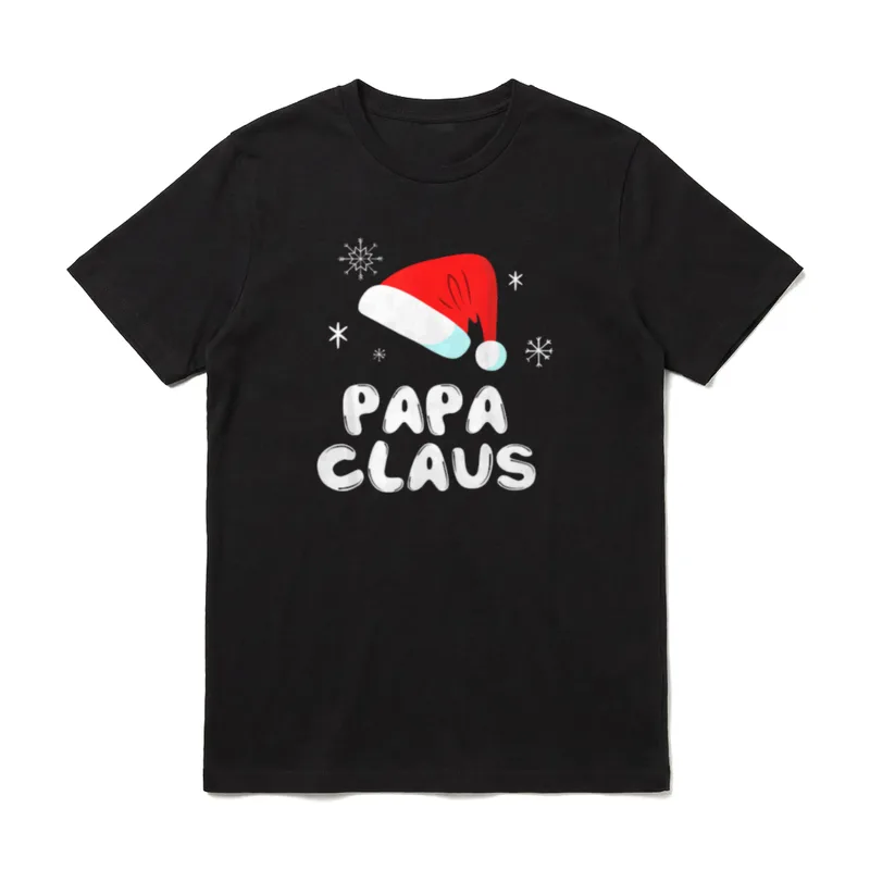 Weihnachtsoutfit Familie Papa Vater Weihnachten T-Shirt – Klassisches T-Shirt in Schwarz