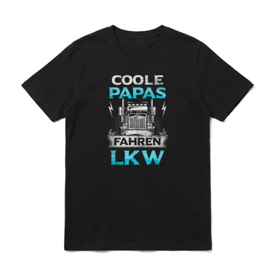 LKW-Fahrer Papa Spruch Berufskraftfahrer T-Shirt – Klassisches T-Shirt in Schwarz