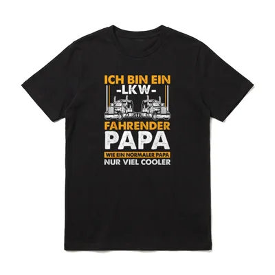 Vatertagsgeschenk für LKW-Fahrer Papa T-Shirt – Klassisches T-Shirt in Schwarz