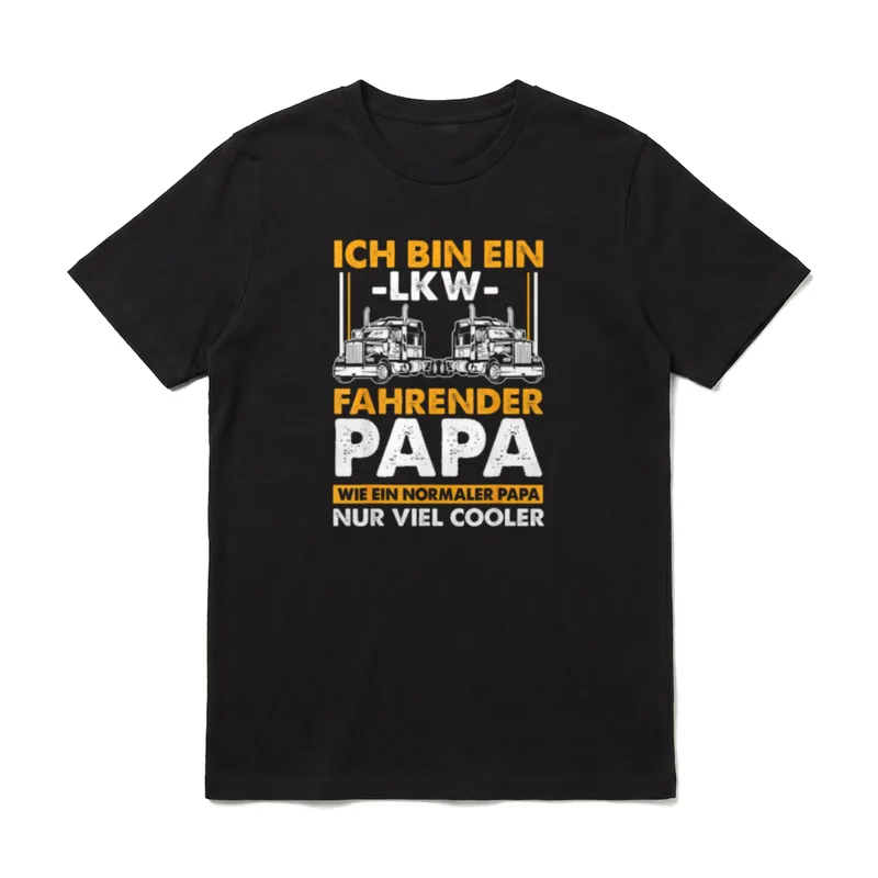 Vatertagsgeschenk für LKW-Fahrer Papa T-Shirt – Klassisches T-Shirt in Schwarz